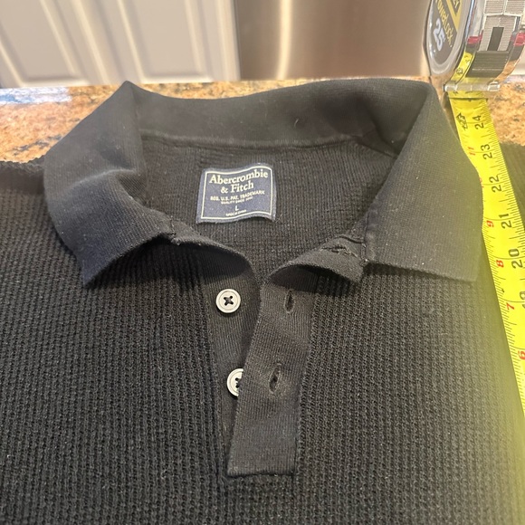 Black abercrombie & fitch polo size L - Picture 5 of 5